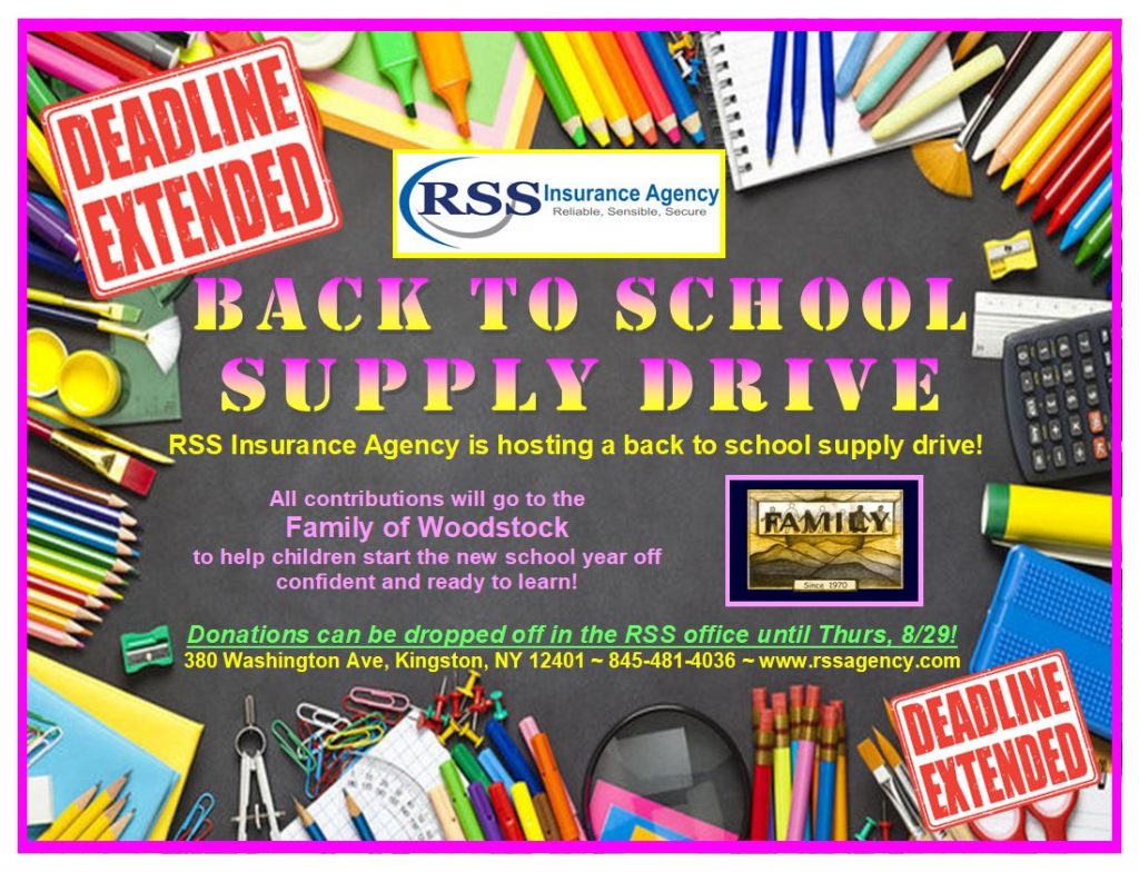 Back To School Supply Drive 2019